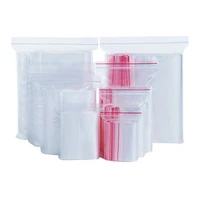100pcslot small zip lock plastic bags reclosable transparent jewelryfood storage bag kitchen package bag clear ziplock bag