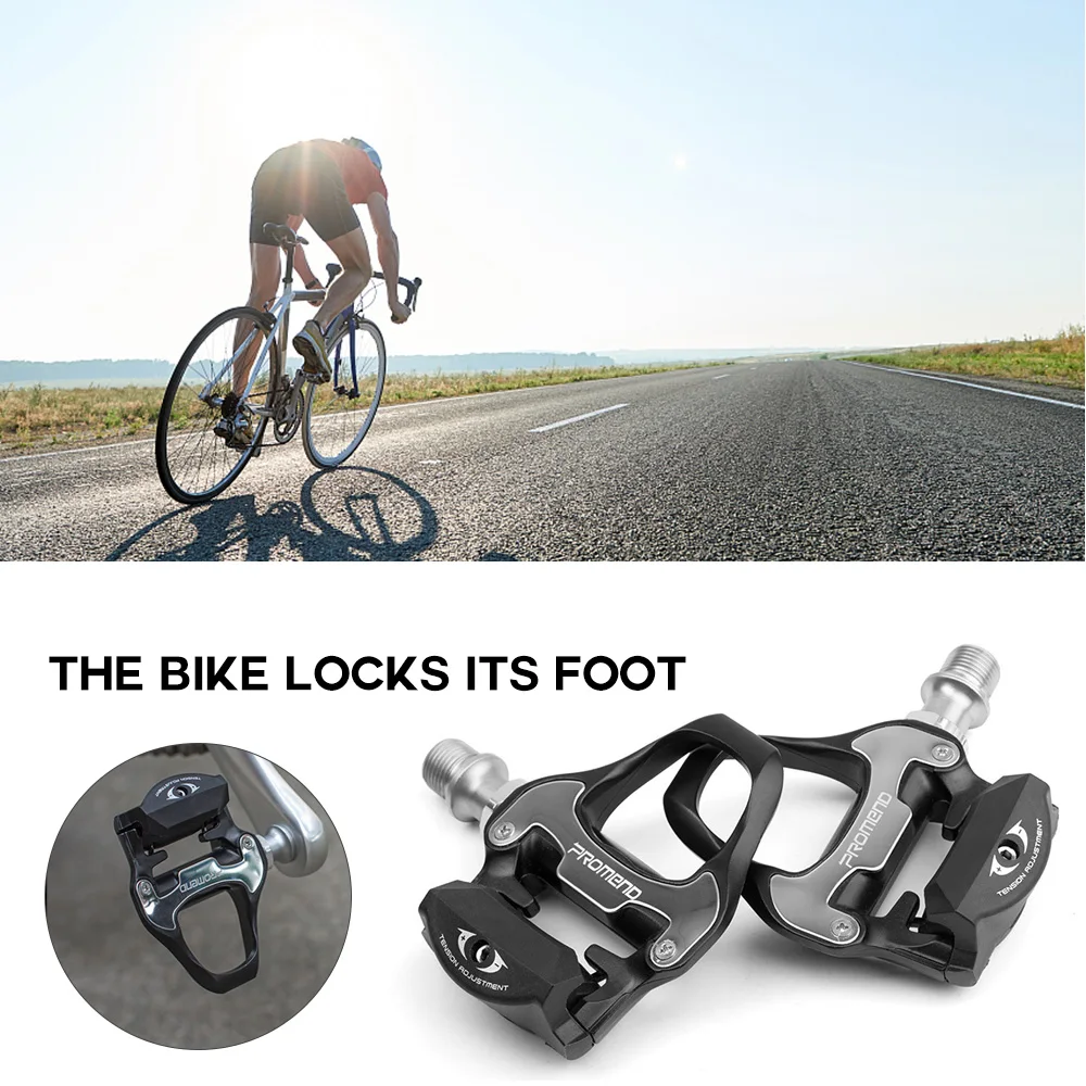 

1Pair Bicycle Self-Locking Pedals Bicycle Clipless Pedals Road Bike Pedals Professional Bike Racing Accessories
