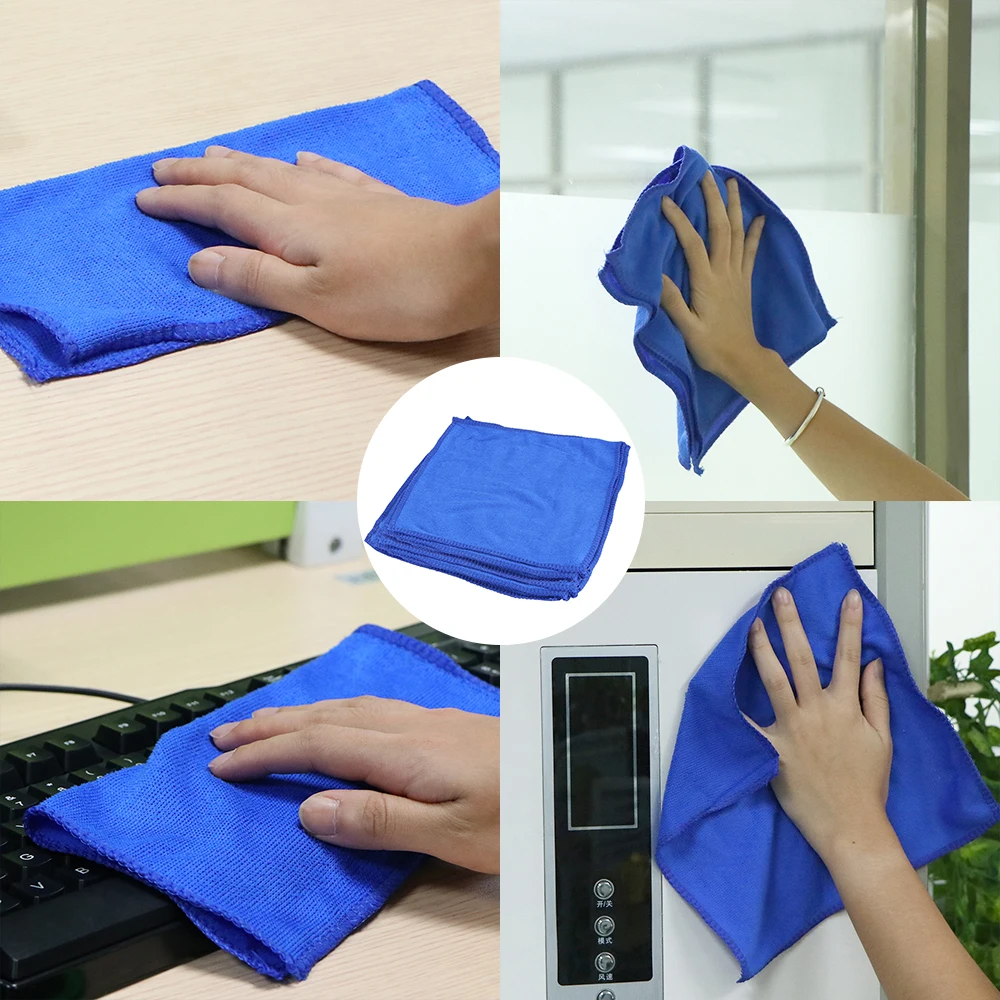 Лидер продаж чистящее полотенце из микрофибры для лица 25 0*25 0*5 0 см без полосок