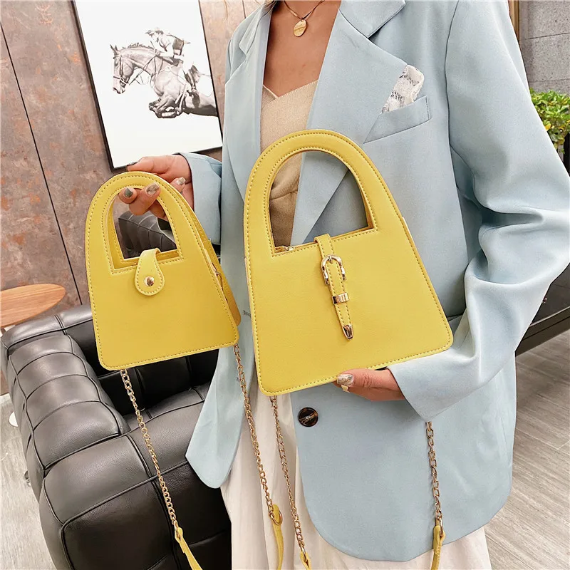 Сумка женская из искусственной кожи с пряжкой винтажная весенняя 2020 |