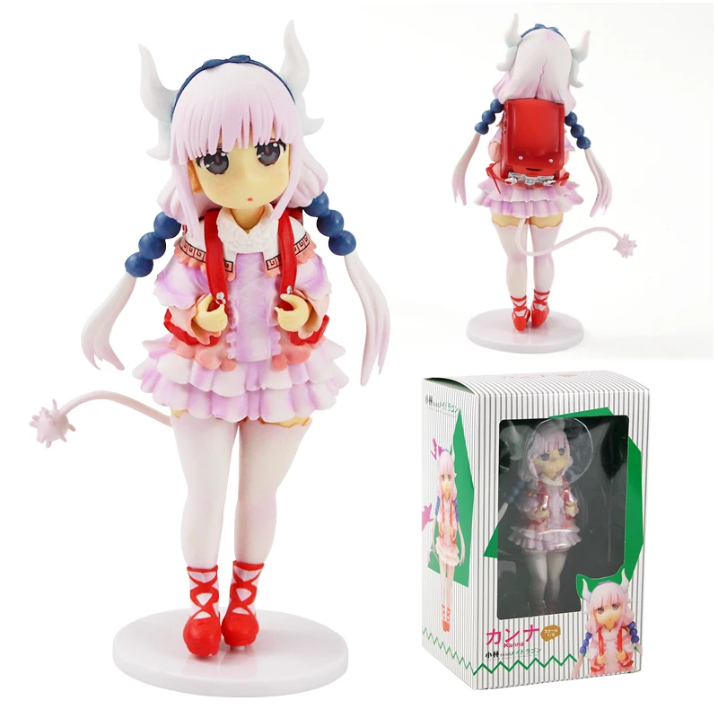 Экшн фигурка Kobayashi san Chi No Maid Dragon Kanna Kamui аниме мини кукла коллекционное украшение