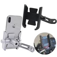 aluminium alloy motorcycle phone holder 360%c2%b0 adjustable for moto bicycle mirror phone mount braket bike phone support mount