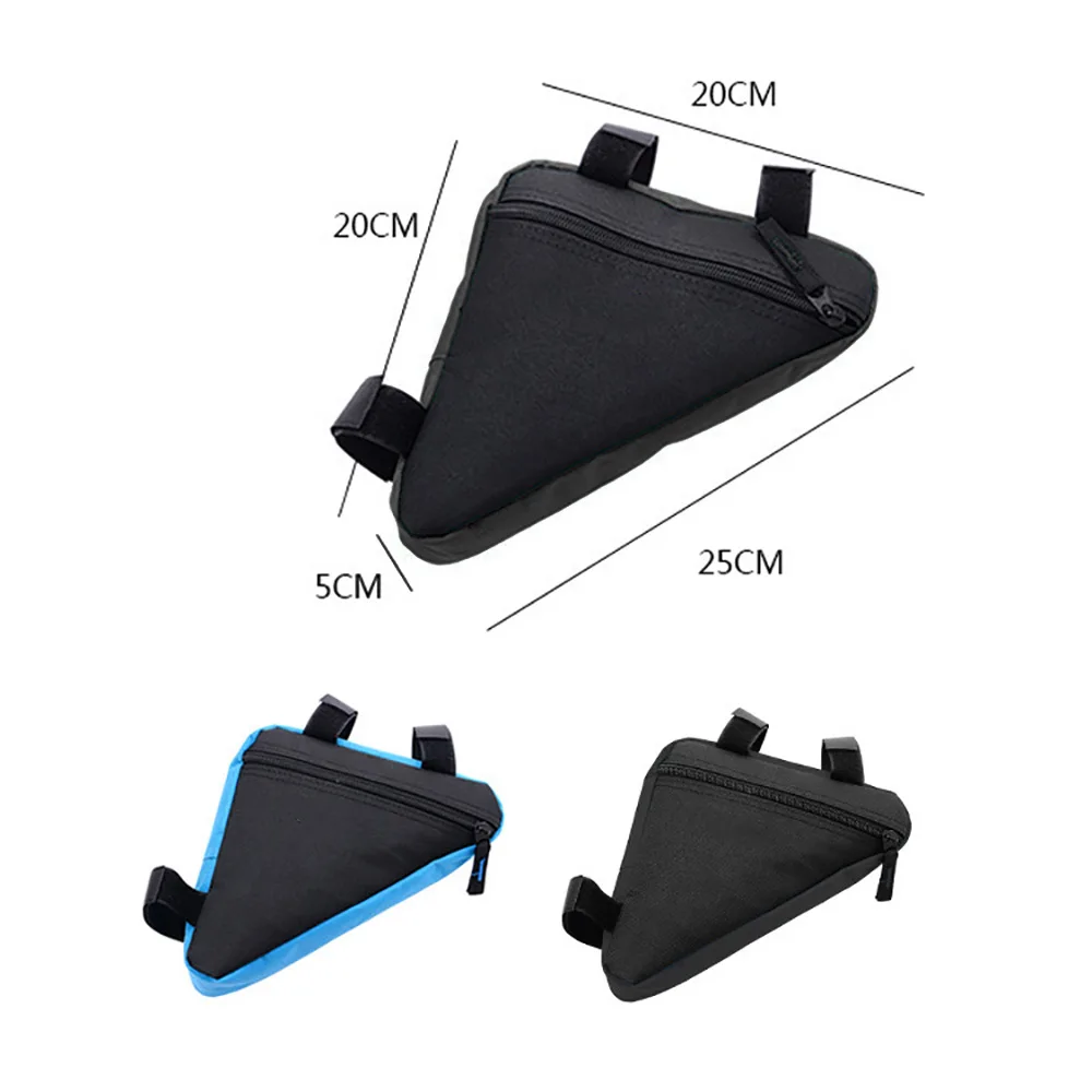 

Waterproof Motorcycle Car Trunk Organizer Storage Bag Triangle Motorcycle Bag Pouch Cycling Front Tube Frame Bag Saddle Holder