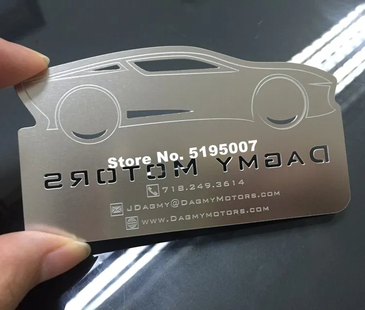 Free design customized stainless steel metal visiting card for souvenir metal business card