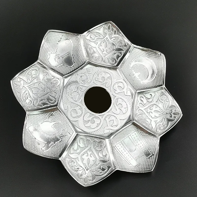 1 X звездочки кальян лоток для древесный уголь кальяна пластина наргила