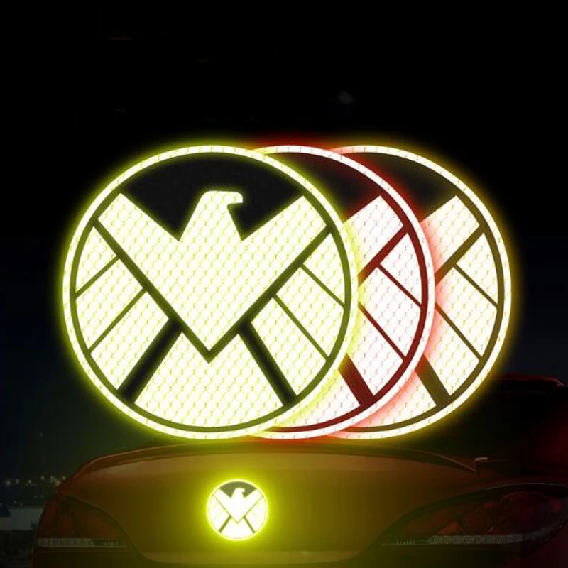 2 шт. светоотражающие наклейки для автомобиля 3 м|Светоотражающий материал| |