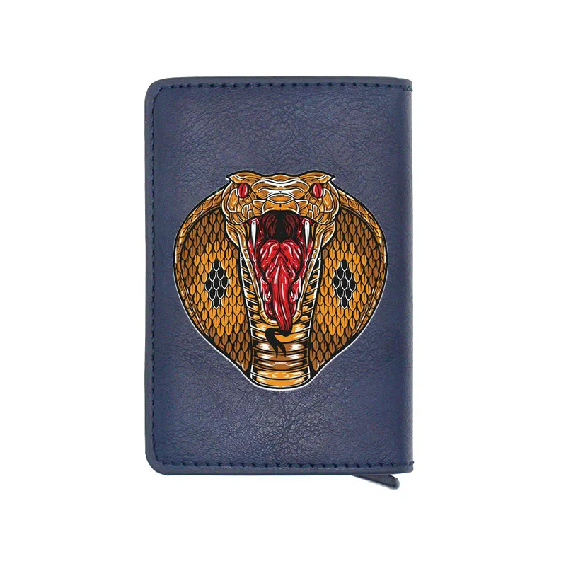 

2020 New Snake Multifunction Design Digital Printing Aluminum Leather Card Holder Wallet Men Women Short Purse Gift