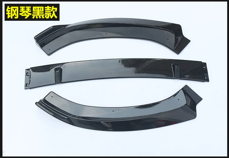 Передний бампер для S3 стильный передний губ спойлер блеск черный/углеродное