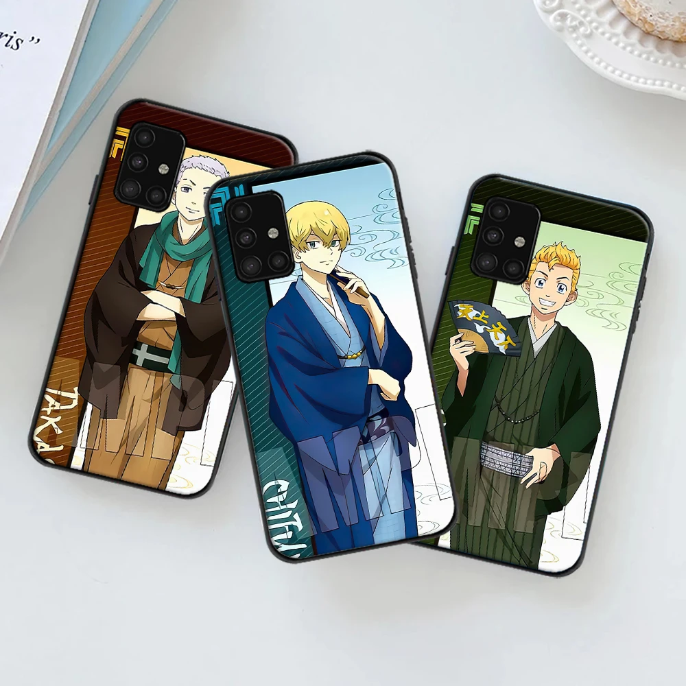 

Tokyo Avengers Phone Case For Samsung Galaxy A51 A52 A71 A72 4G 5G Funda Soft TPU Carcasa Back Cover Shiba Hakkai Japan Anime