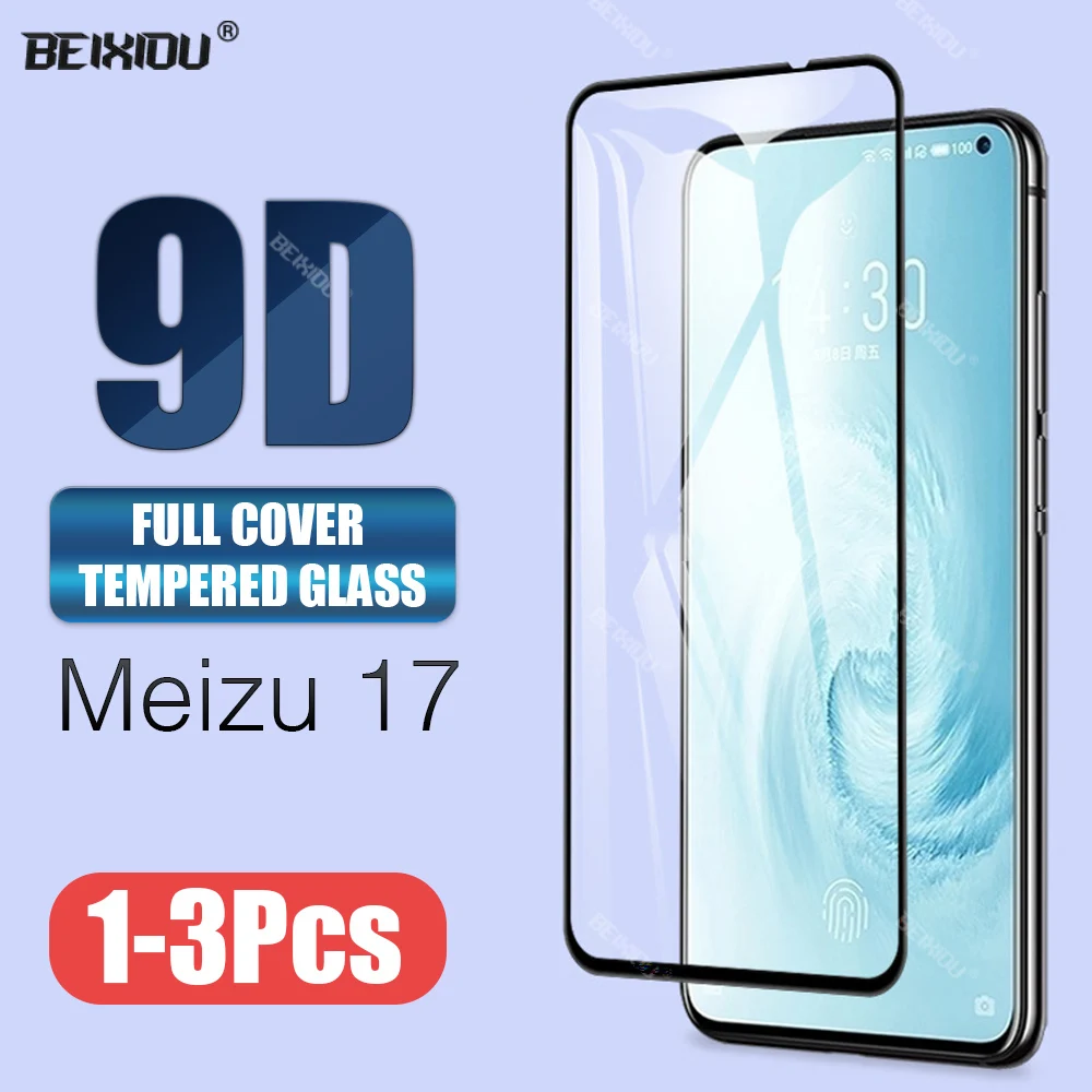 Закаленное стекло для Meizu 17 полноразмерная Защита экрана Pro закаленное