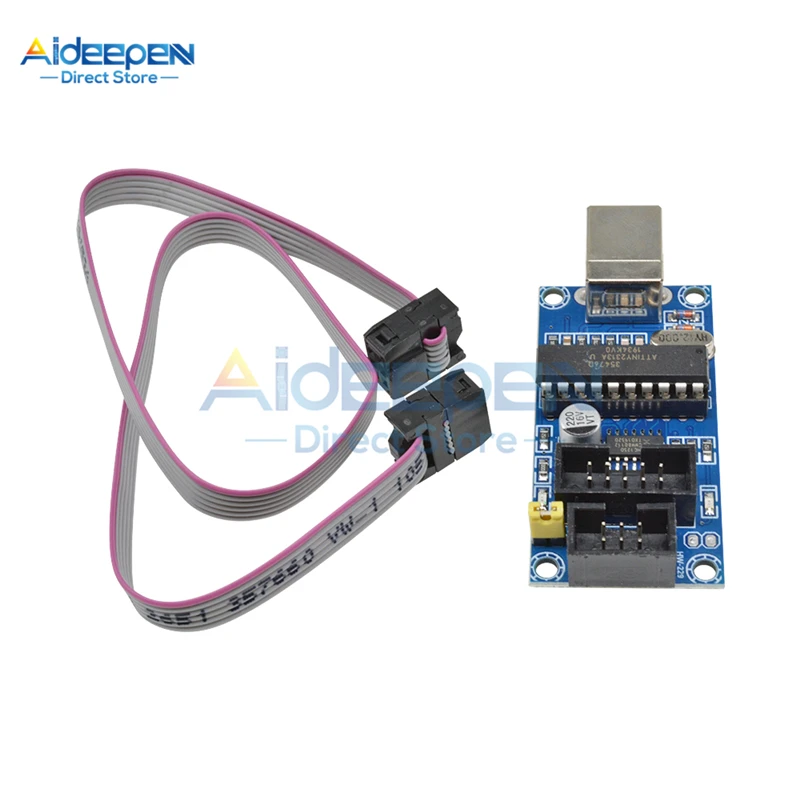 1 комплект USBTiny USB загрузчик для Arduino Meag2560 UNO R3 с 10 контактным кабелем