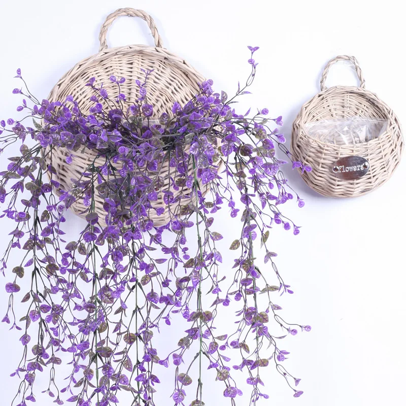 Плетеная вручную корзина из ивы Sinolia для украшения дома Настенная Корзина цветов