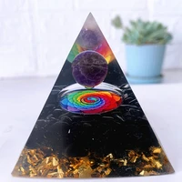 natural stone amethyst crystalenergy generator orgone pyramid for e energy protection healing meditation orgonite crystal chakra