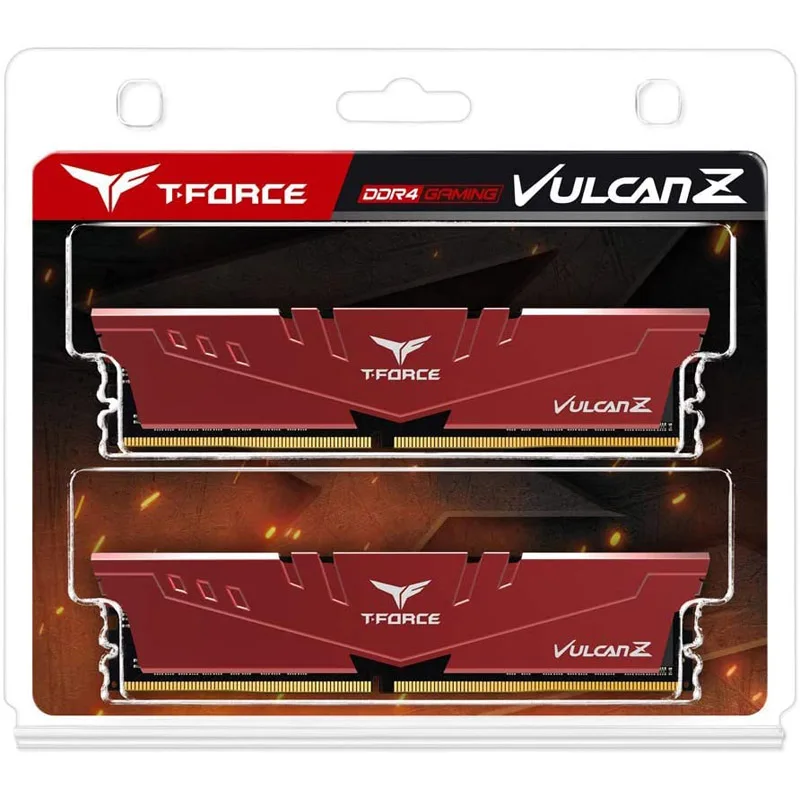

TEAMGROUP DDR4 RAM T-Force Vulcan Z 288pin 8GB 16GB 2666MHz 3200MHZ 32GB Desktop Memory Module Red