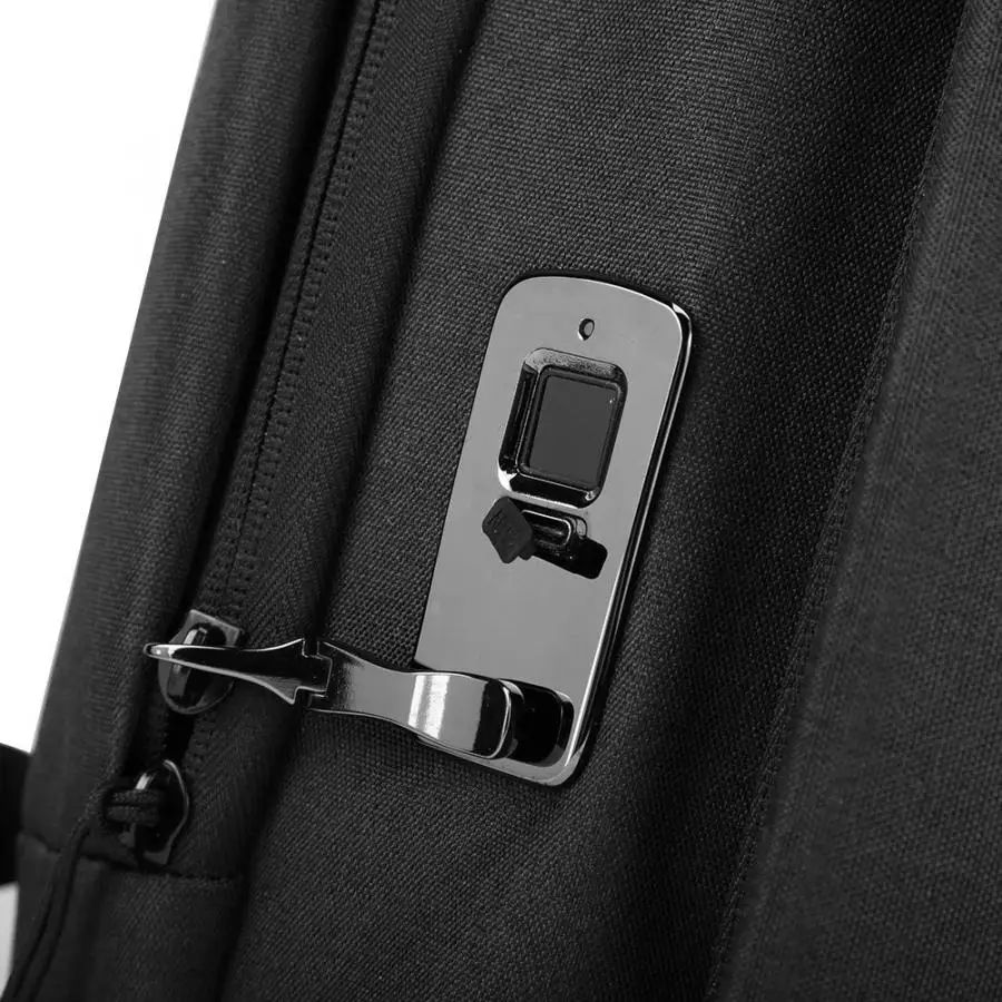 Fipilock Портативный Смарт USB замок отпечатков пальцев рюкзак Противоугонная сумка для ноутбука
