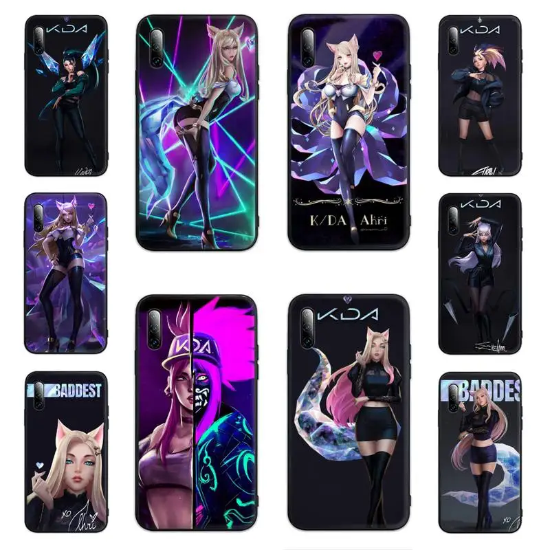

Lol Kda Baddest Akali Ahri Phone Case for Samsung A30S A31 A40 A50S A51 A70 A80 nax fundas cover