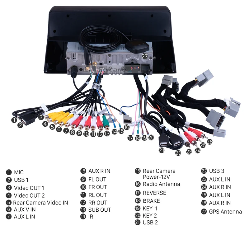 Seicane ПЗУ 64 Гб 10 1 дюймов Android 0 IPS 8 ядерный GPS навигатор радио для 2008 2013 Honda Accord