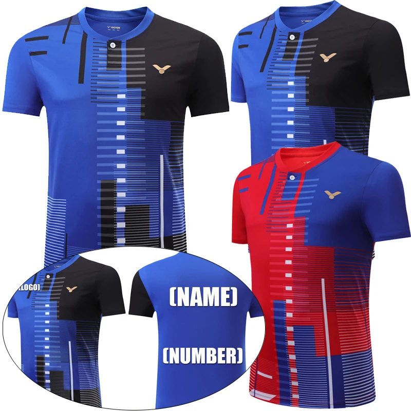 

Sports T Shirt Badminton Shirts Men Workout T Shirt Tennis Shirts Male Table Tennis Tshirt Quick Dry Fitness Training Tshirts