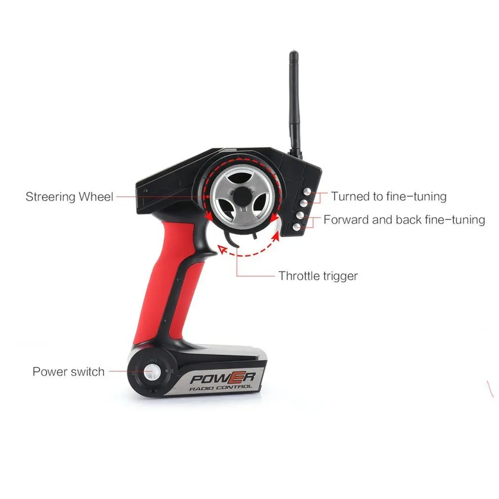 

WLtoys A959B 2.4G 1/18 Full Proportional Remote Control 4WD Vehicle 70KM/h High Speed Electric RTR Off-road Buggy RC Car