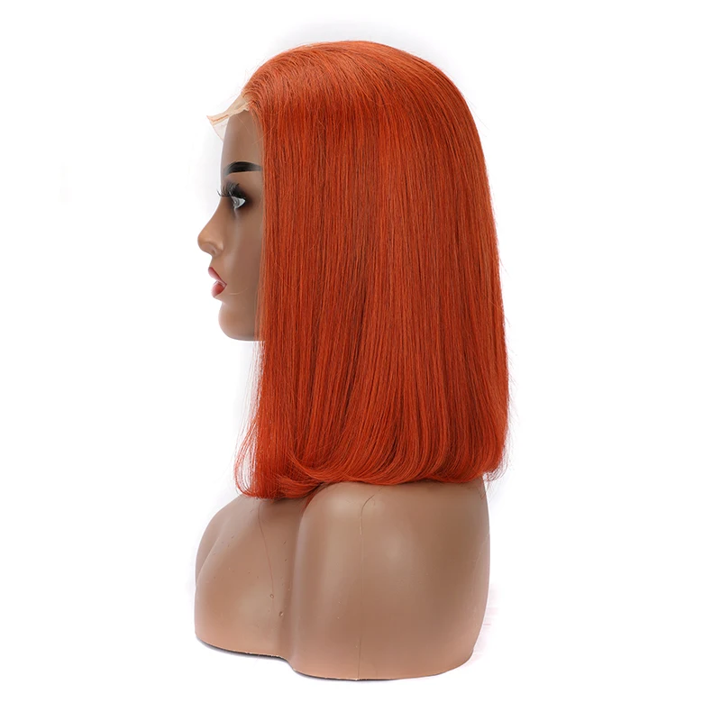 

Straight Lace Front Bob Wig 4x4 Lace Closure Wig Remy Human Hair Wigs For Women 350 Color