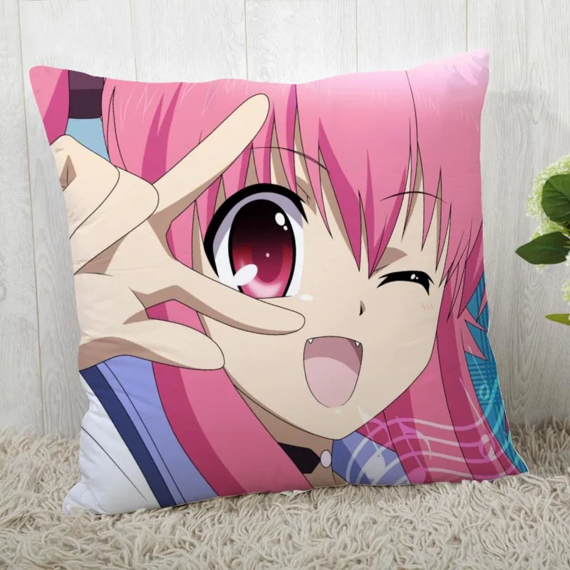 

Angel Beats Kissen Abdeckung Anpassen Kissen Fall Moderne Home Dekorative Kissen Für Wohnzimmer 40X40cm (ein seiten) EINE 19.12.