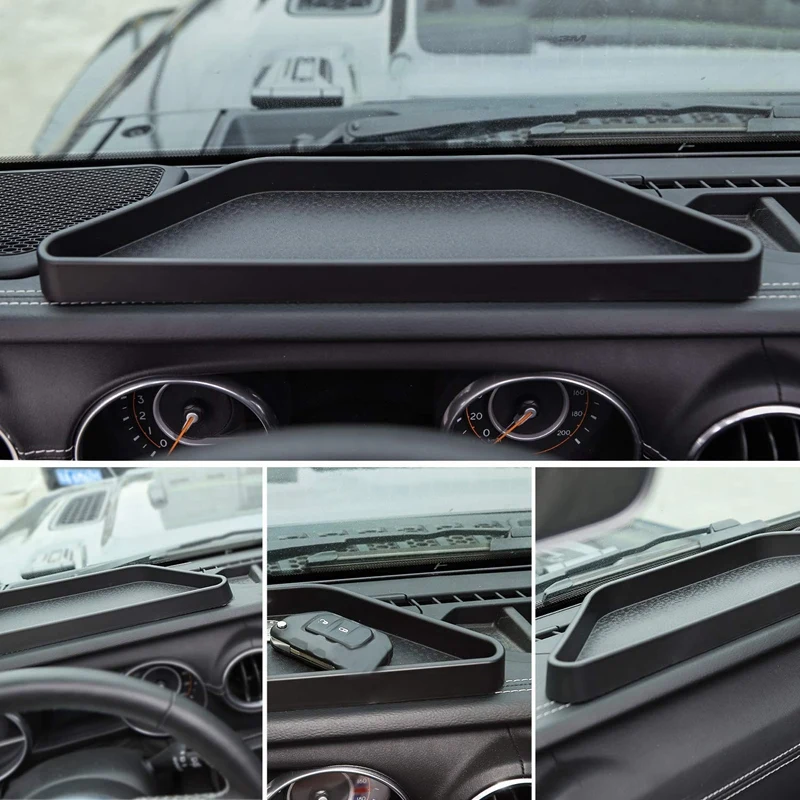 Лоток для хранения приборной панели автомобиля ящик Jeep Wrangler JL JLU 2018 2019 & Gladiator JT