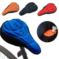 bicycle saddle 3d seat cover thickened soft bike cycling seat mat breathable comfortable cycling saddle for road mountain bike