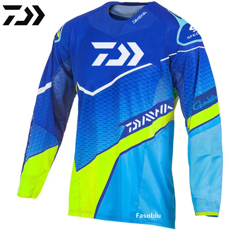 

Дышащая мужская одежда для рыбалки Daiwa, защита от комаров и УФ-лучей, быстросохнущая уличная одежда для рыбалки