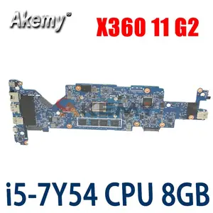 for hp probook x360 11 g2 laptop motherboard with i5 7y54 cpu 8gb ram 6050a2908801 mb 938552 001 938552 601 100 tested free global shipping