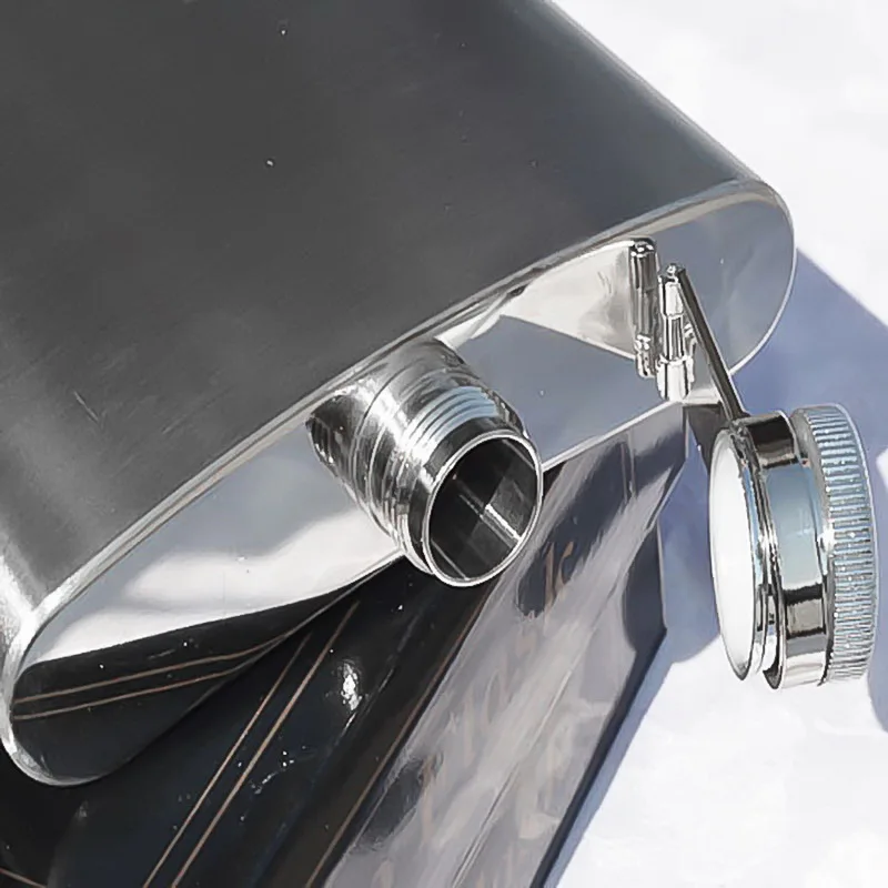 Новинка портативная фляжка из нержавеющей стали фляга и воронка качественный