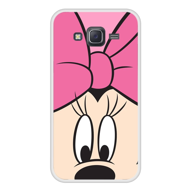 Phone Case for Samsung Galaxy J5 2015 Soft Silicone TPU Mickey Minnie Pattern Printing Coque In Stock |
