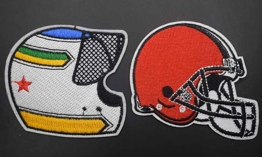 Бейсбольная термоклейкая нашивка одежда белая красная регби Кепка коричневые