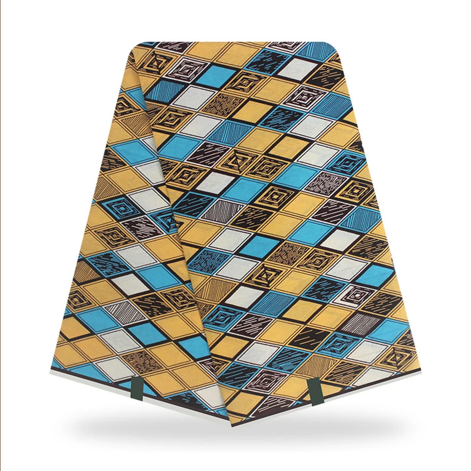 

6 Yards Mitex Wax Print/ African Fabrics Kitenge/Pagnes/Tissues Africain/ Lapa/Chitenge Y-661