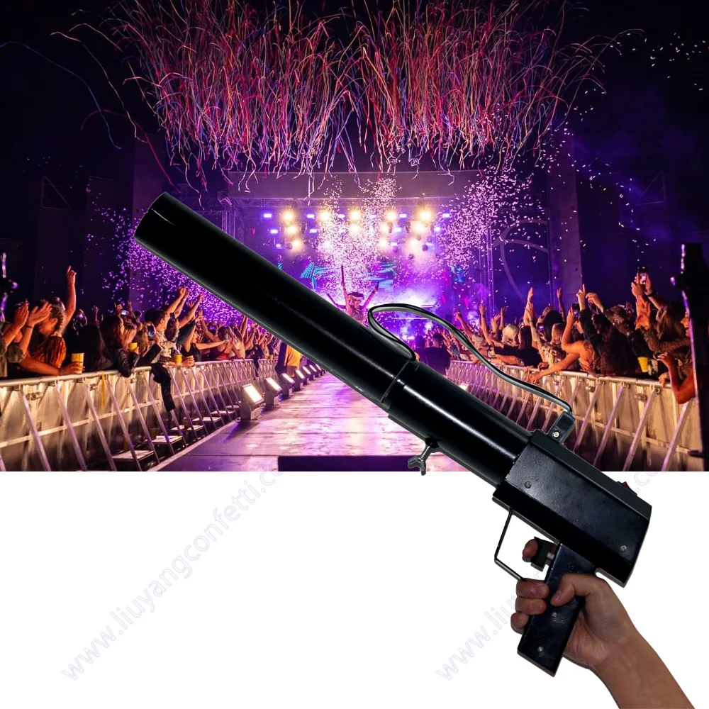 Confetti Gun Handheld Cannon Stage Machine Wedding Party Celebration Effect Blaster Paper Blower Shot Profession Dj Bar Mini Co2 | Дом и сад