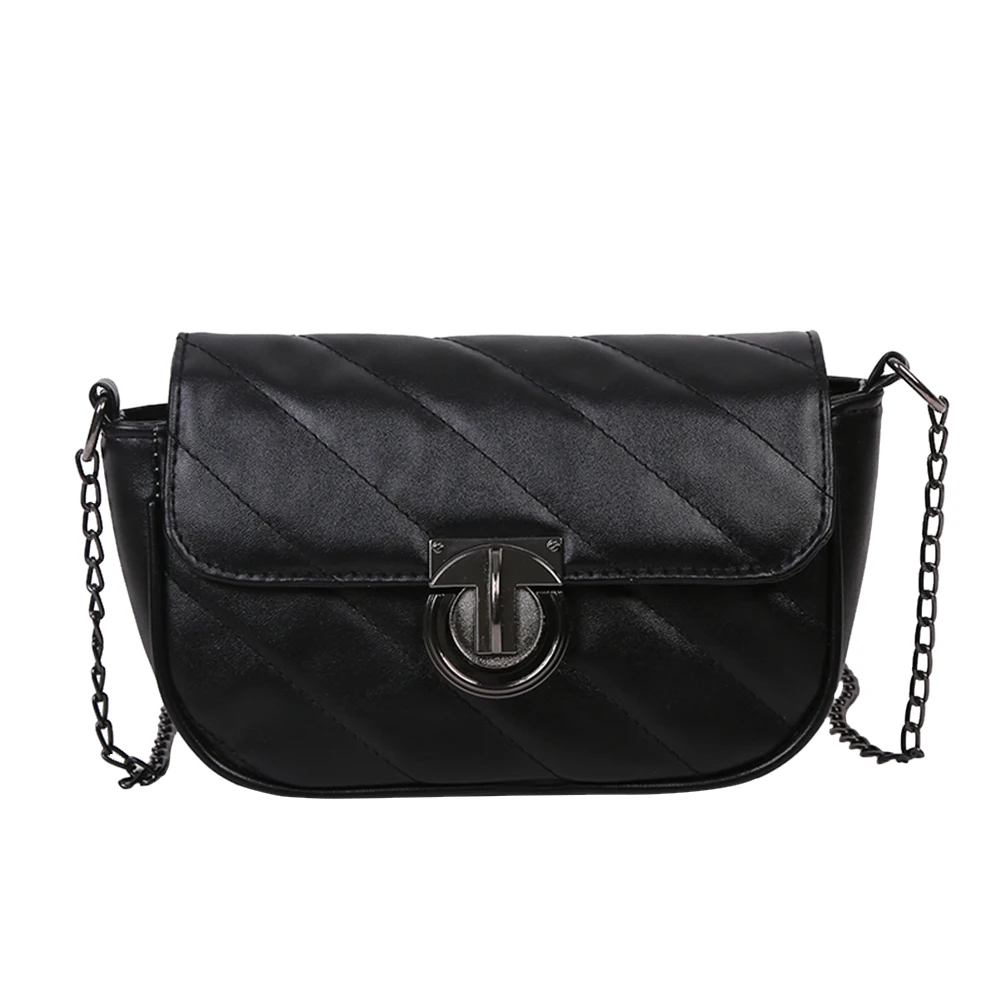 

Simply Crossbody Bag PU Leather Solid Color Simple Street Women Hasp Purse Travel Small Handbags for Women 2020