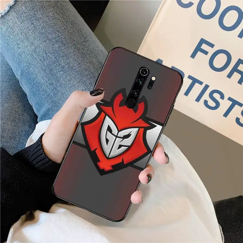 HPCHCJHM G2 Esports Club Black TPU Soft Phone Case Cover for Redmi Note 8 8A 7 6 6A 5 5A 4 4X 4A Go Pro Plus Prime | Мобильные