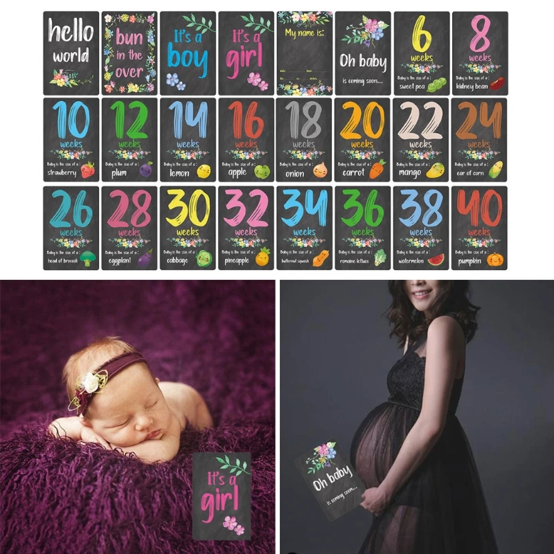 

24 листов веху общий доступ к фотографиям карты в цветочек для маленьких девочек возраста карты новорожденных Подставки для фотографий памя...
