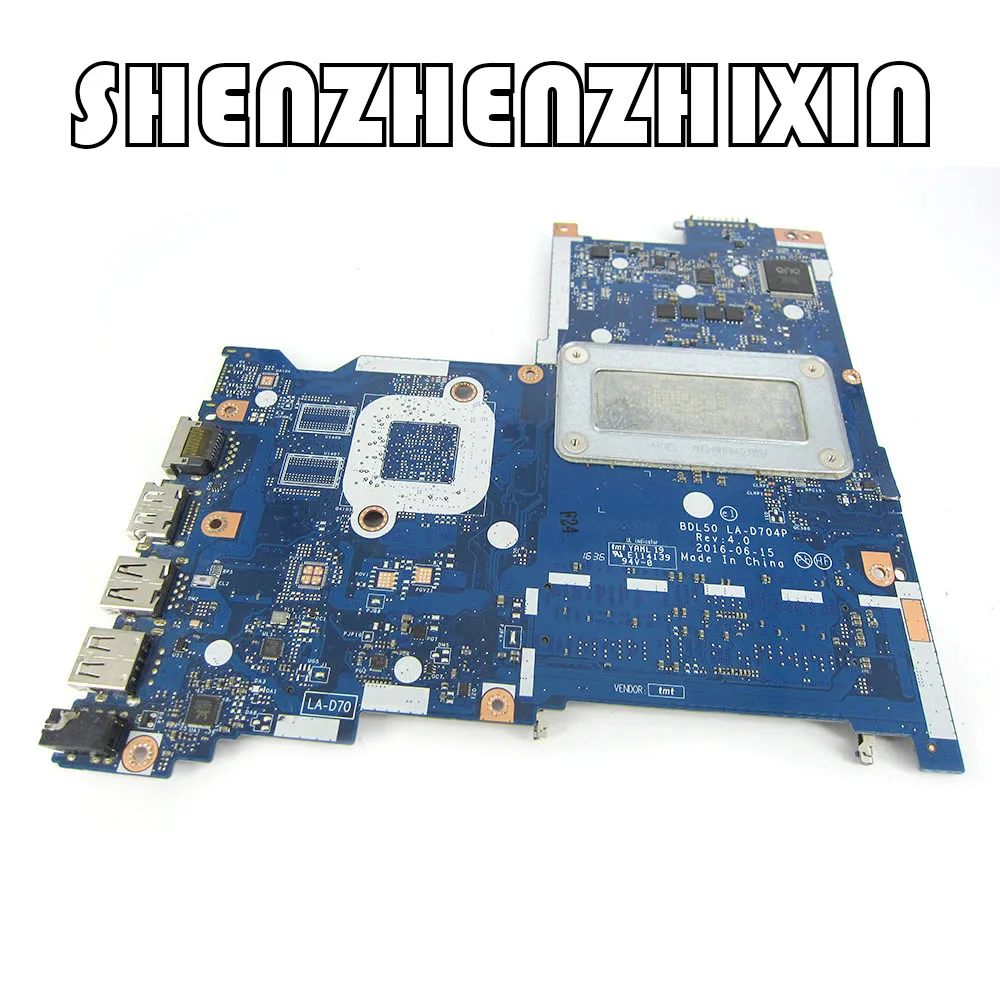 

FOR HP TPN-C125 250 G5 15-AC 15-AY Laptop motherboard With i7-6500U DDR4 mainboard BDL50 LA-D704P,854934-601 858868-601 Test OK