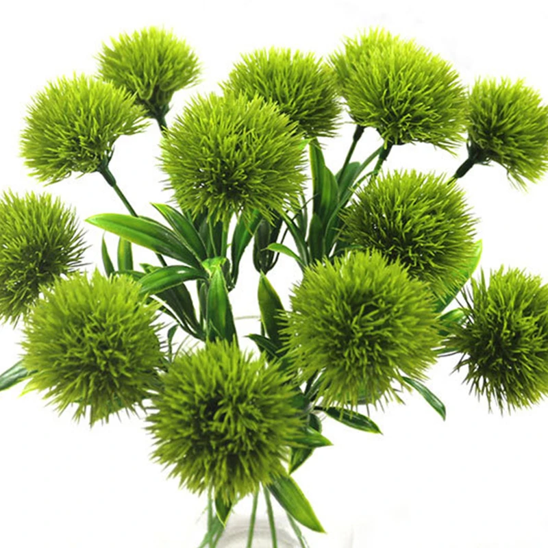 3 шт./лот Искусственные цветы Одуванчик пластиковый цветок свадебное украшение