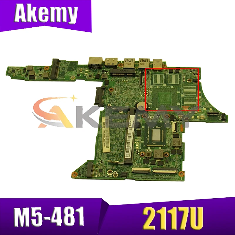 

AKEMY DA0Z09MBAH0 NBV8511001 материнская плата для ноутбука Acer Aspire M5-481 серии REV H версия 2117U Процессор бортовой SR0VQ
