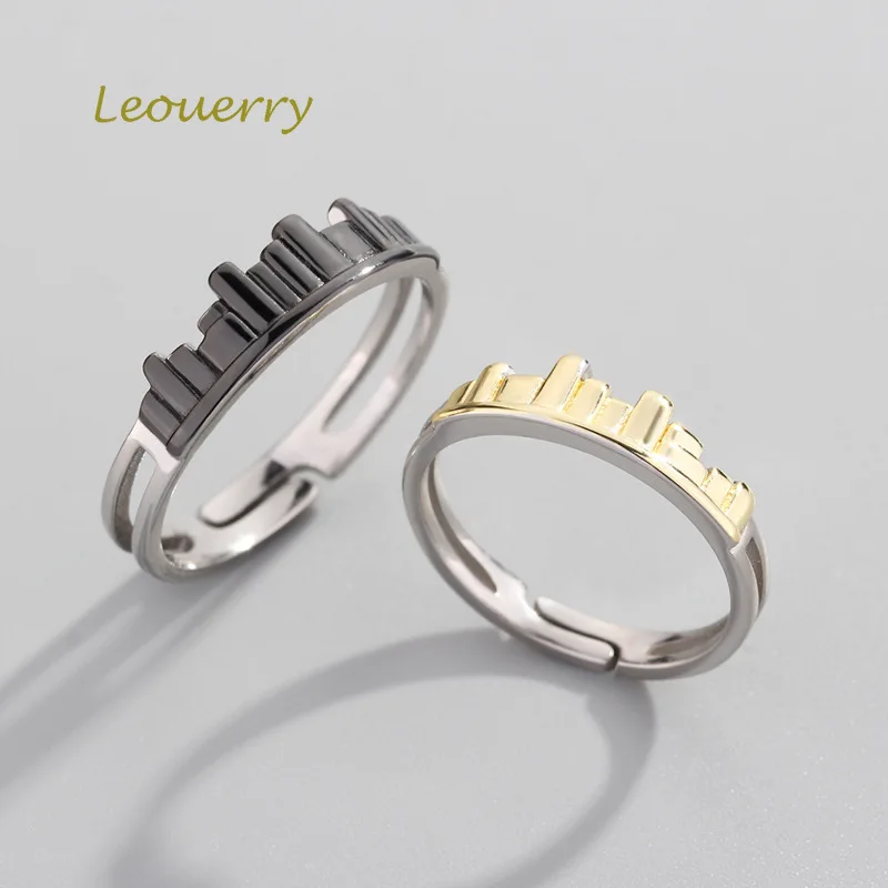 Женское кольцо из серебра 925 пробы с двумя городами | Украшения и аксессуары