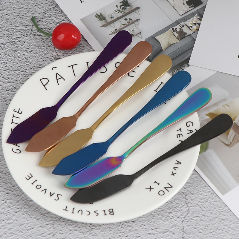 304 Нержавеющая сталь нож для масла и сыра десертное варенье разбрасыватель