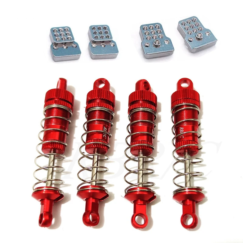 

RBR/C 4Pcs Metal Shock Absorber with Extender Hard Kit for WPL MN Model RC Car