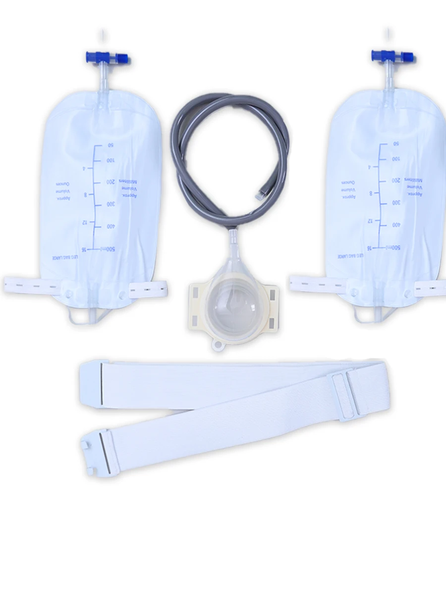 Обхват талии сбоку мочи мешок латекс односторонние мочевых для сбора писсуар