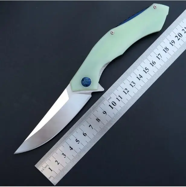 D Складные ножи D2 Сталь Черный G10 Ручка Луна Нож EDC Кемпинг инструменты Открытый тактический нож - Цвет: D