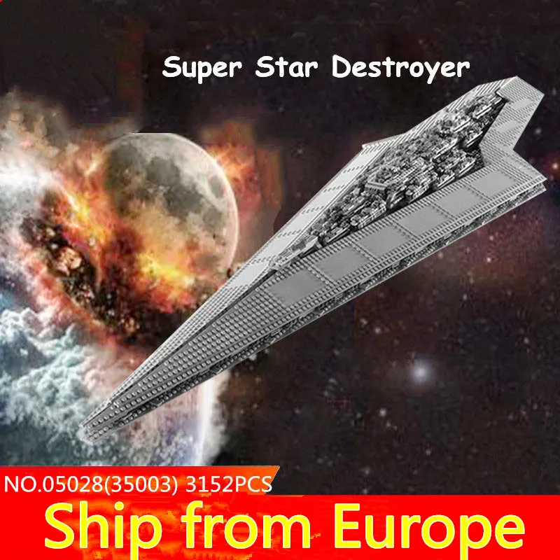 Конструктор Lepinblocks Star movie Wars, Звездные войны, 05047, 05132, 05028, UCS, Звездный Разрушитель смерти, строительные блоки, 10236, 75192, 75105, 10021, кирпичная игрушка
