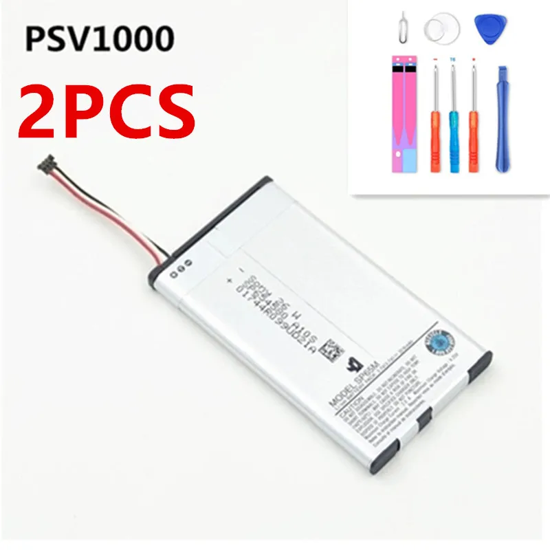 2 шт./лот PSV1000 батарея SP65M PSV 1000 для Sony PlayStation VITA консоль 3 7 V 2210mAh встроенный литий