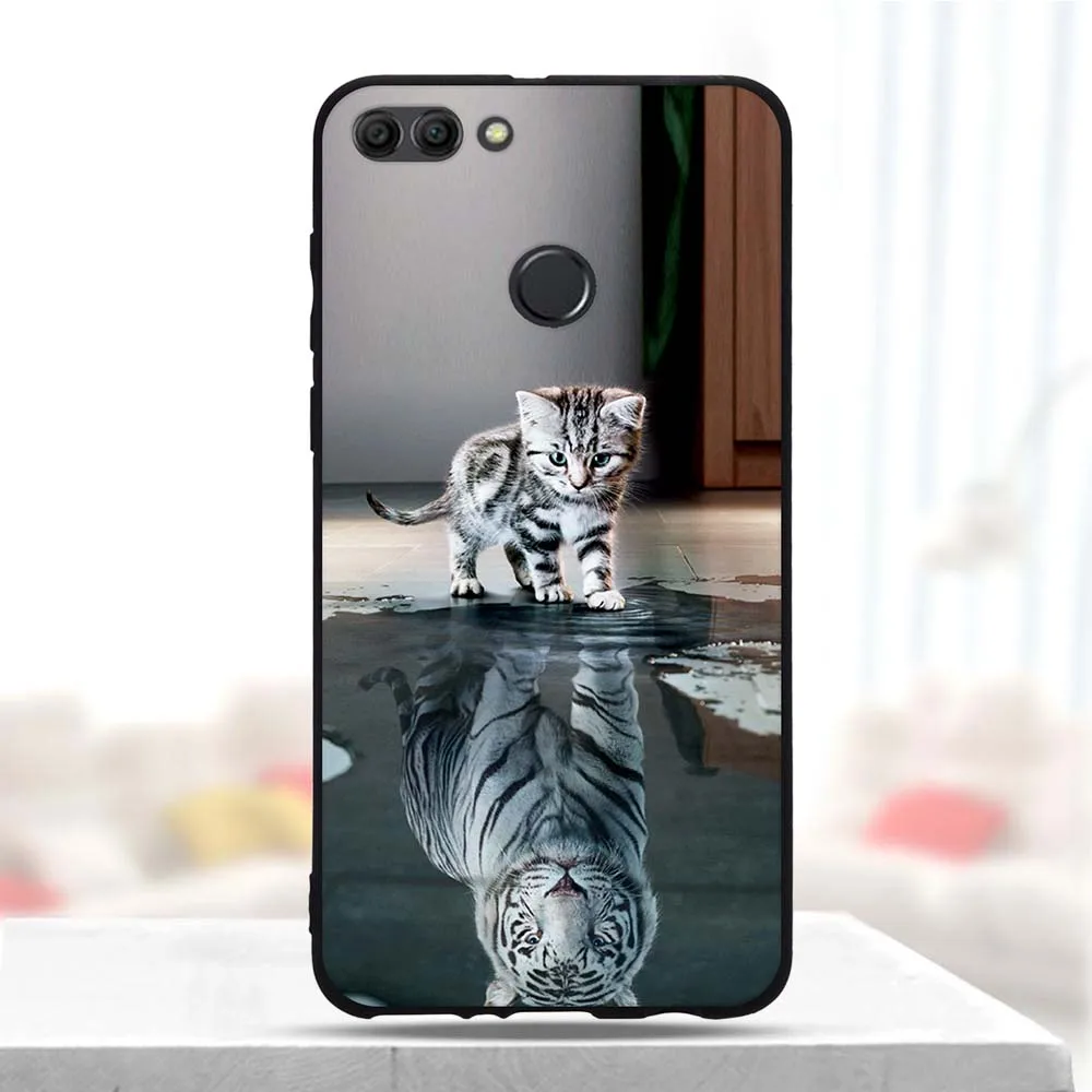 Чехол для телефона Huawei Y9 2018 чехол силиконовый мягкий ТПУ окрашенный задний на Y 9