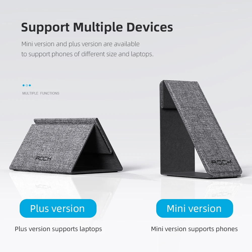 Подставка Держатель ROCK для iPhone Samsung Huawei Xiaomi Oneplus iPad невидимая Магнитная Складная