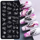 Трафареты NICOLE DIARY из нержавеющей стали для дизайна ногтей